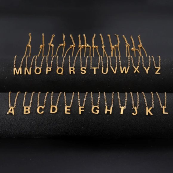 Dainty Initial Necklace • Handmade Necklace, Perfect Gift for Her • Gift for Mom - Picture 1 of 3